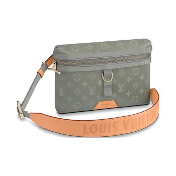 LOUIS VUITTON Leather Messenger Bag Shoulder Bag Crossbody Bag Men's Jasper