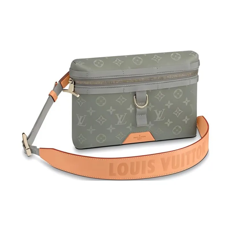 LOUIS VUITTON Leather Messenger Bag Shoulder Bag Crossbody Bag Men's Jasper-0