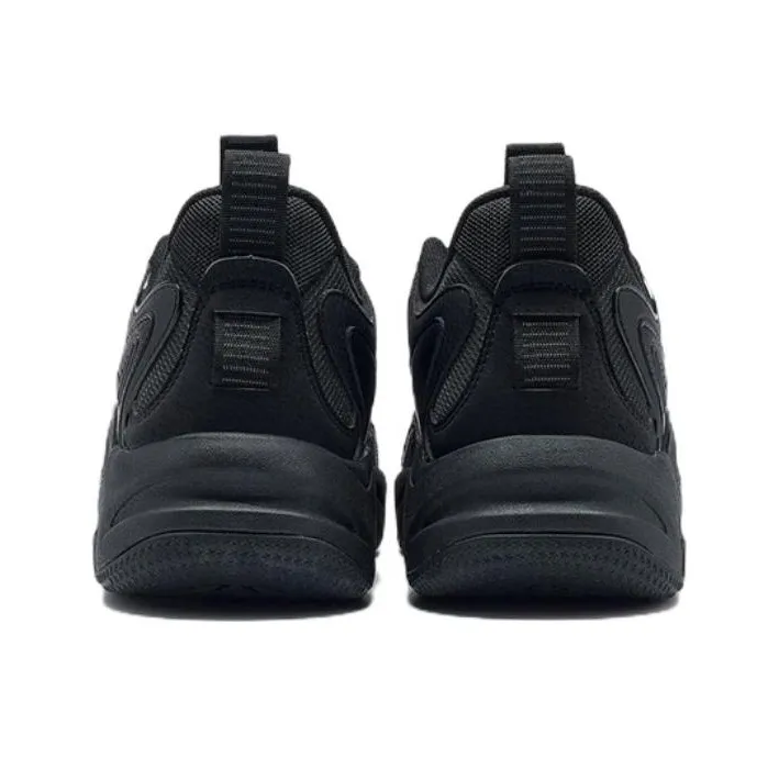 XTEP Liekong Anti Slip And Wear Resistant Height Increasing Low Top Sports Casual Shoes Men's Black-3
