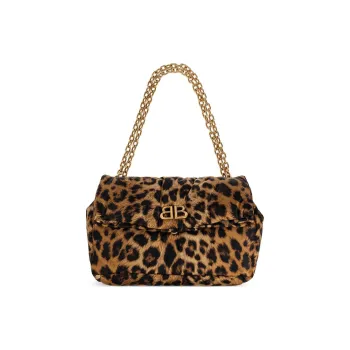 Balenciaga Polyamide Portable Crossbody Bag Shoulder Bag Women's Umber & Multicolor