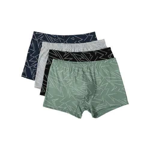 Red Bean Underpants Men's 4 Pack