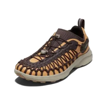 KEEN UNEEK SNK SNEAKER Cushioning Wear-Resistant Low-Top Hiking Trekking Shoes Men's Cinnamon Brown