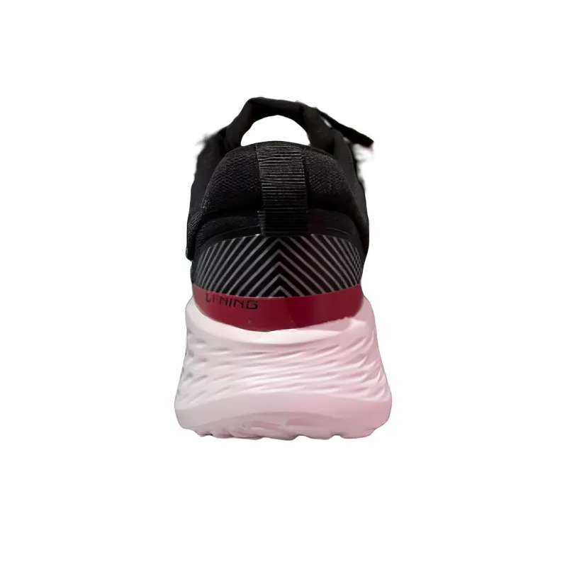 LiNing Soft Element Durable Breathable Low Top Casual Shoes Men's Black Red-3