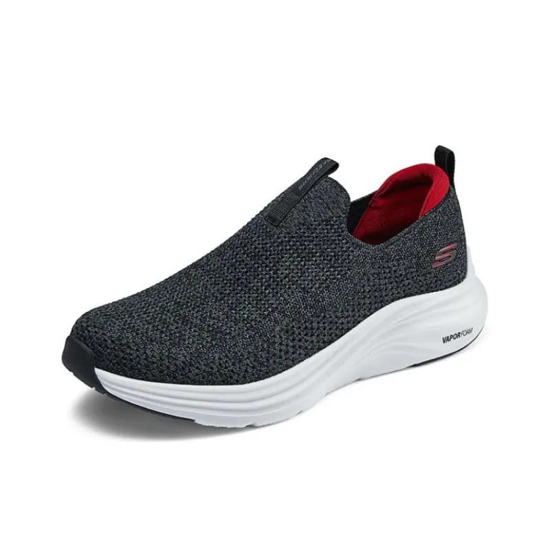 Skechers Vapor Foam Casual Shoes Men Low Top Black/Red-2
