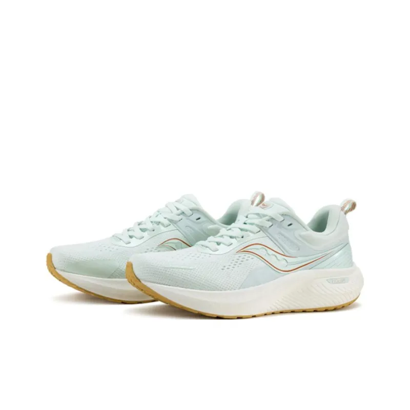 Saucony Surge 2 Anti Slip Wear Resistant Low Top Casual Running Shoes Unisex Green White-2