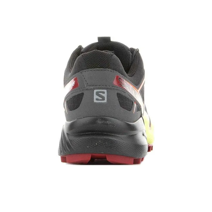 SALOMON Speedcross 4 Outdoor Shoes Men Low-Top Black/Red-3