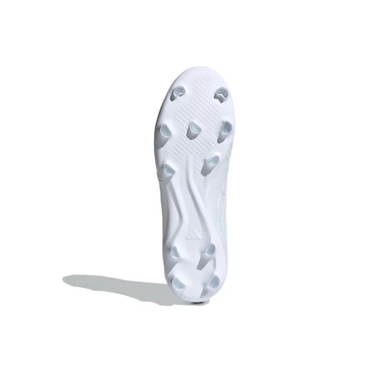 Adidas COPA PURE 2 FG Rubber Long Studs Firm Ground Anti Slip Wear Resistant Soccer Shoes Unisex White-4