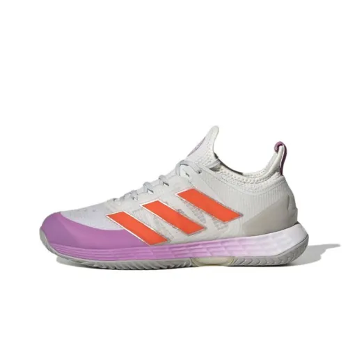 Adidas Adizero Ubersonic 4 Tennis Shoes Women's Low-Top White/Pink/Orange