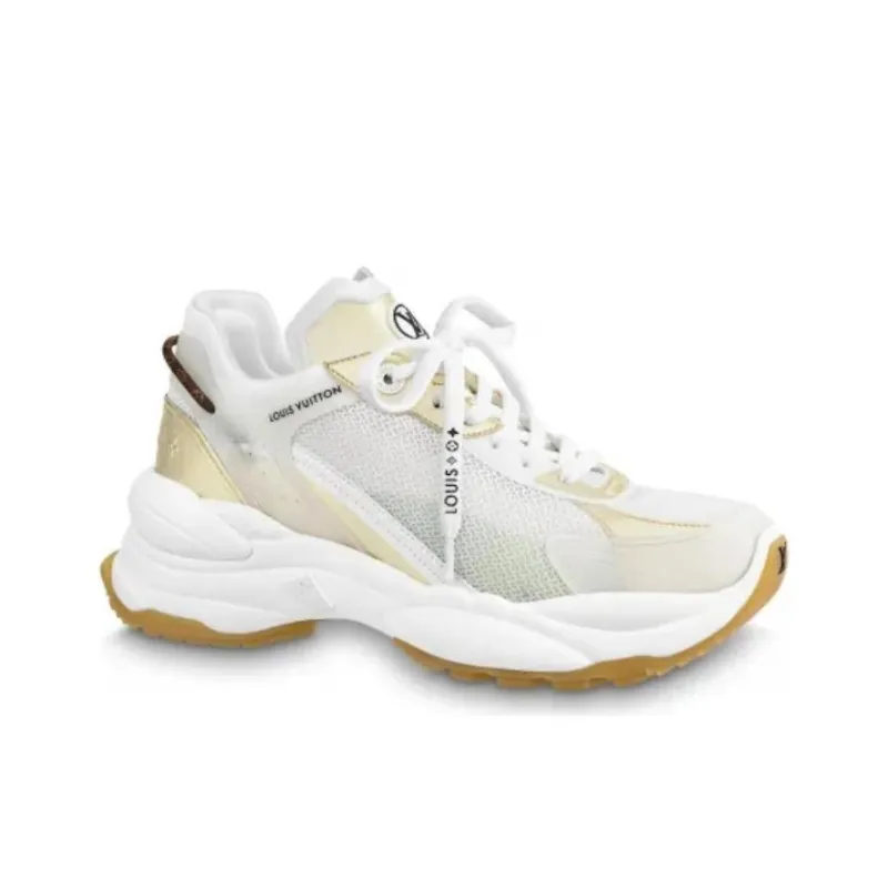 LOUIS VUITTON Lv Run 55 Trainers 'White Gold' Women's-1