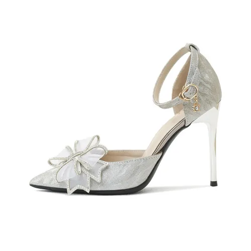 HKCP High Heels Women's Silver