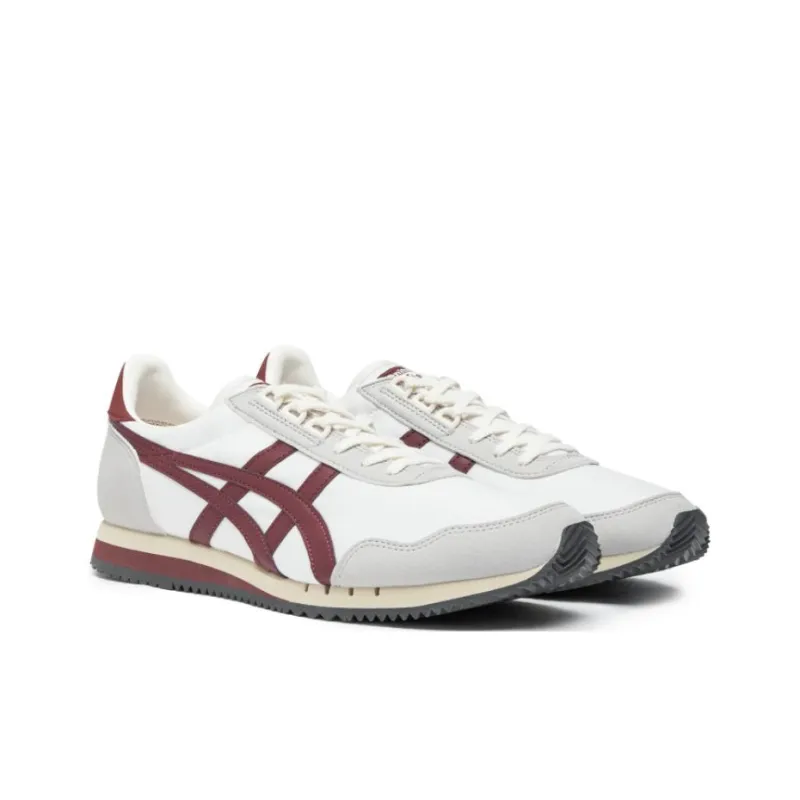 Onitsuka Tiger Dualio Marathon Running Shoes 'White Grey Burgundy'-2