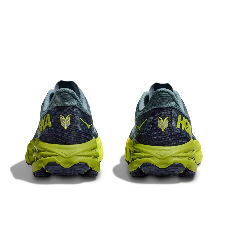 HOKA ONE ONE Speedgoat 5 Stone Blue Dark Citron-5