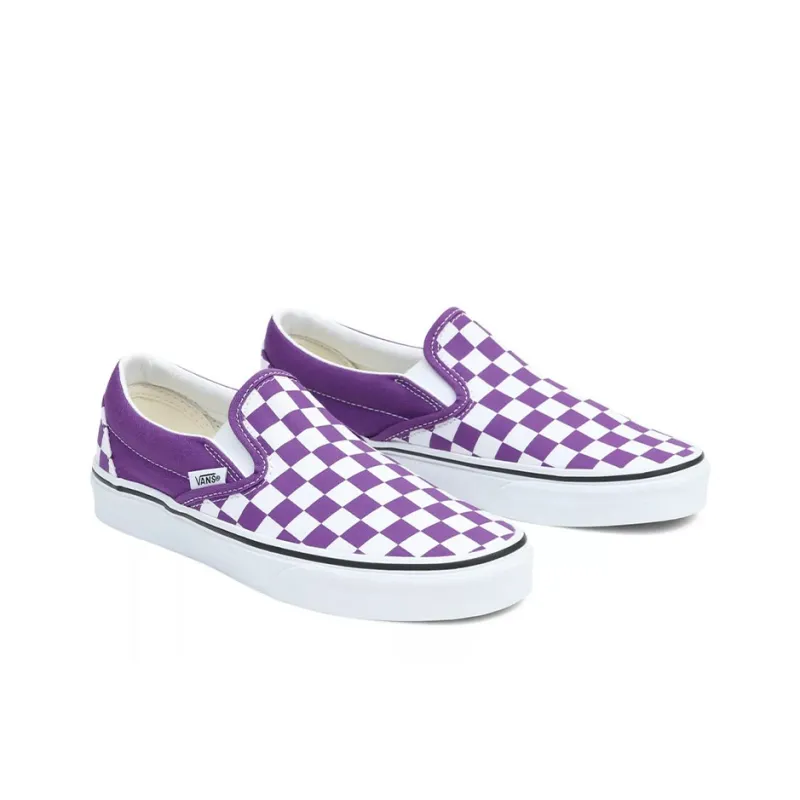 Slip On Classic Vans 'Color Theory Checkerboard Purple'-2