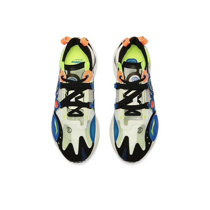 LiNing Jueying CRC Casual Shoes Men Low Top Ivory/Crystal Blue/Black-2