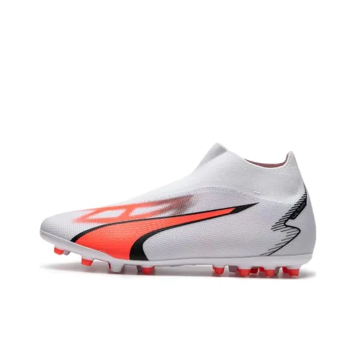 PUMA Ultra Match Soccer Shoes Men Mid-Top White/Red/Black