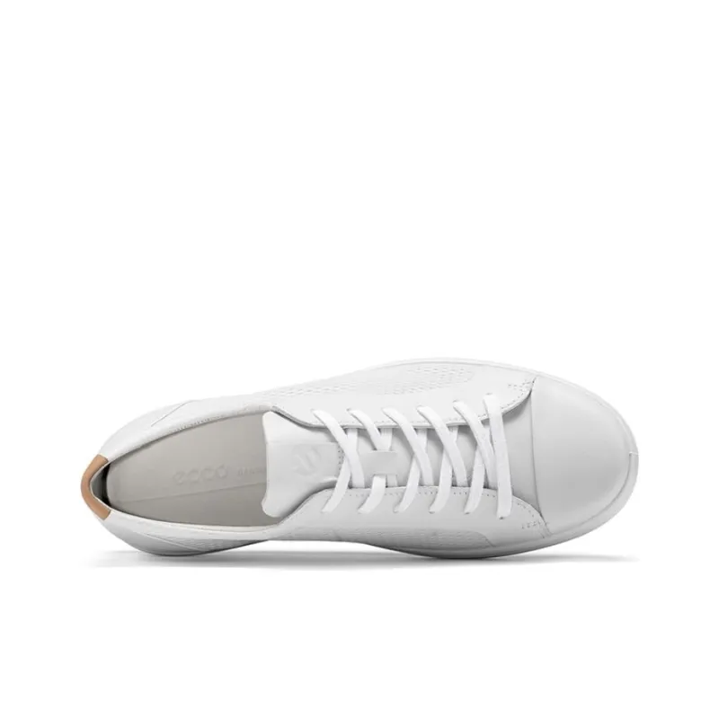 Ecco Soft Cool Low Top Sports Casual Shoes Men's White-3