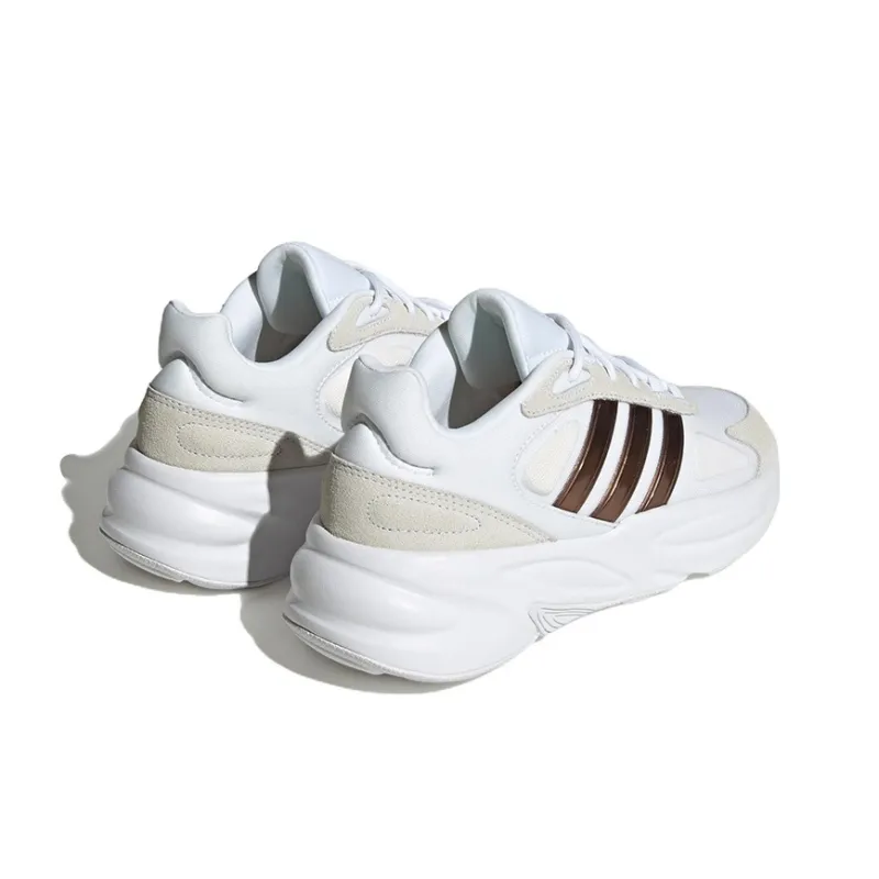 Adidas Ozelle Cloudfoam Lifestyle Running Shoes 'Cloud White Matte Gold' Women's-3