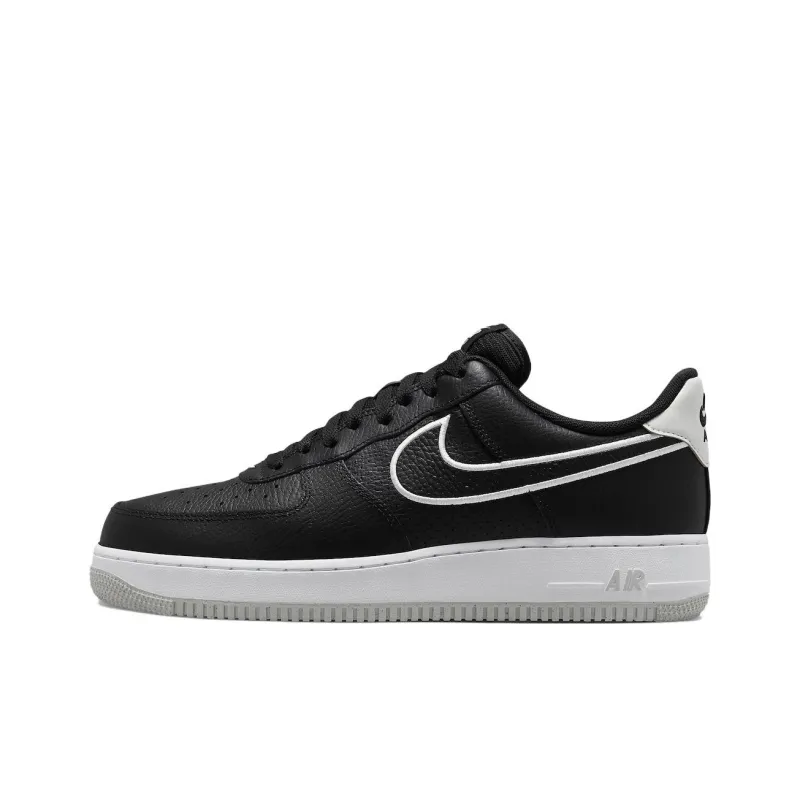Nike Air Force 1 '07 'Embroidered Swoosh Black'-0