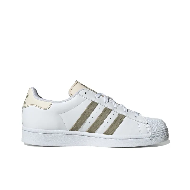 Adidas Superstar 'White Olive Green' Women's-1