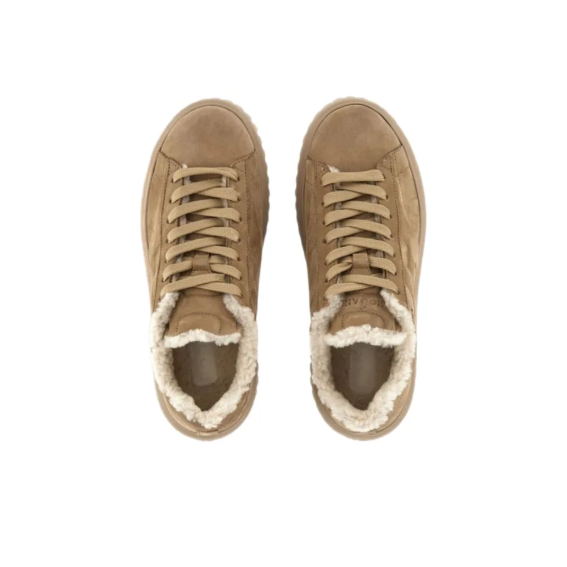 HOGAN H Stripes Low Top Casual Shoes Men's Brown-4