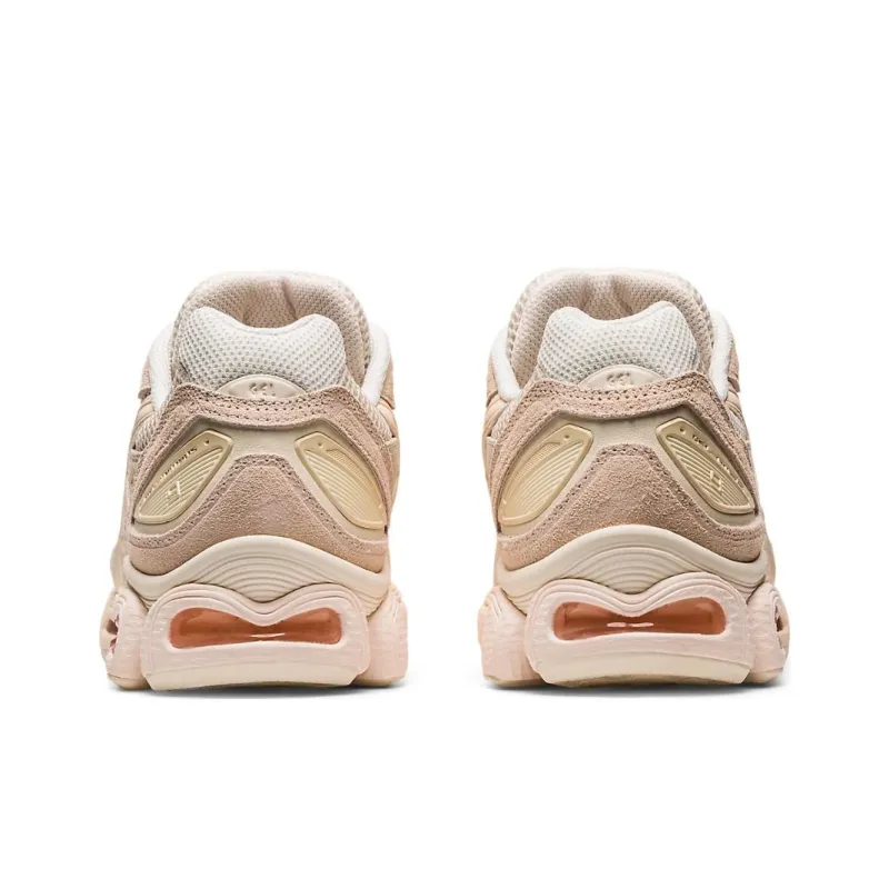Asics Gel Nimbus 9 Oatmeal White Peach Women's-5