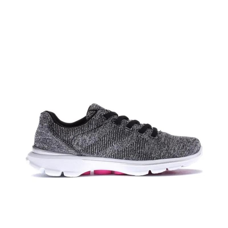 Skechers Go Walk 3 Anti-Slip Wear-Resistant Low-Top Sports Casual Shoes Women's Gray Black-1