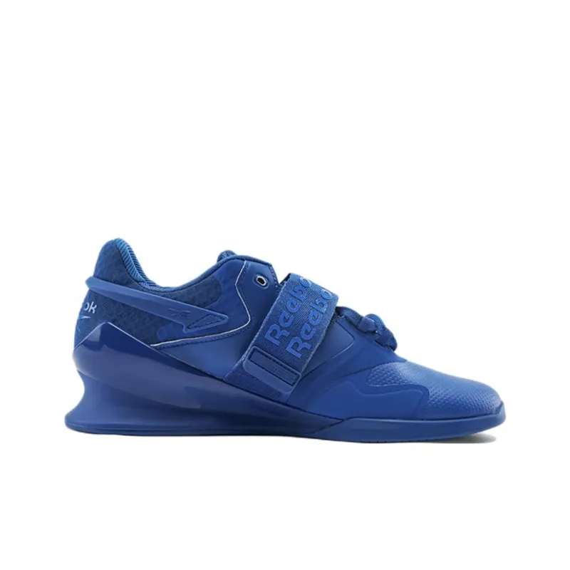 Reebok Legacy Lifter II Anti-Slip Wear-Resistant Low-Top Training Shoes Blue-1