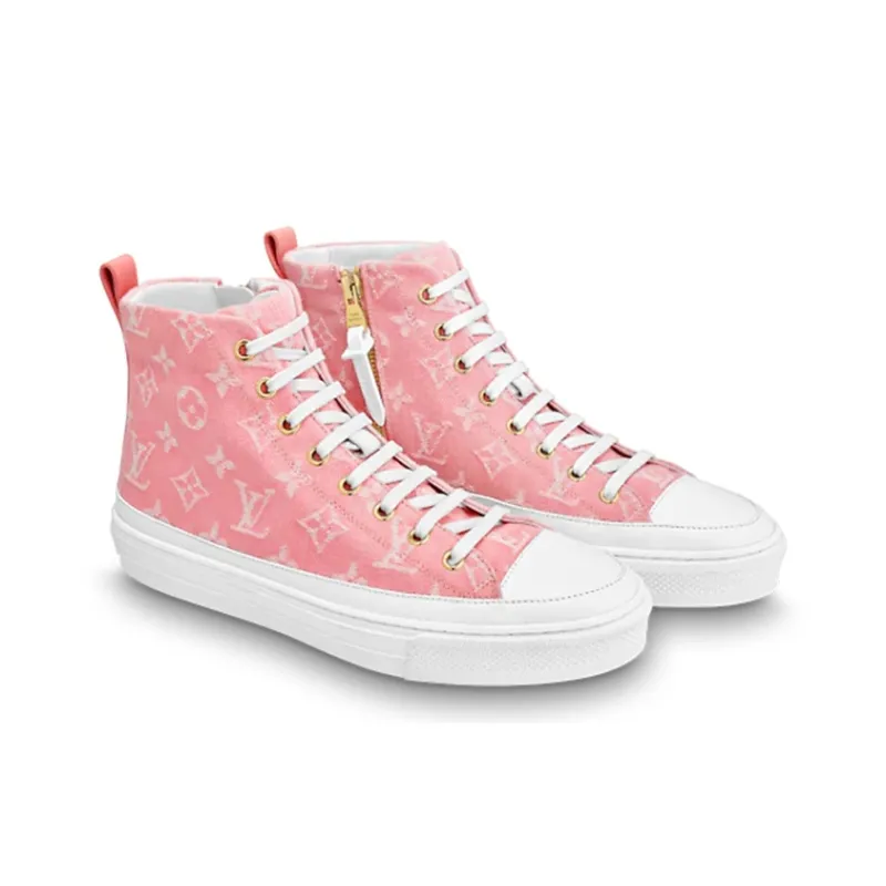 LOUIS VUITTON Stellar Stylish Skateboarding Shoes Women's Pink-2
