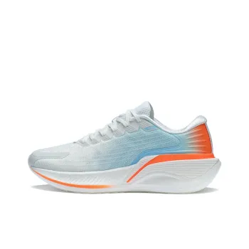 LiNing YueYing 2.0 Pro Rebound Cushioning Anti Slip And Wear Resistant Low Top Running Shoes White Blue