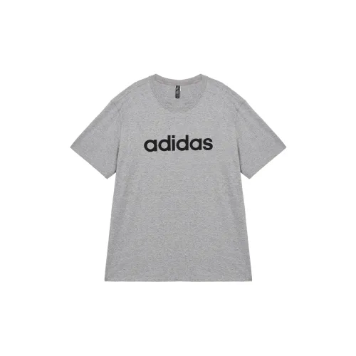 Adidas T-Shirts Men Medium Heather Gray