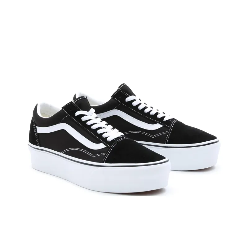 Vans Old Skool Stackform Black White-2