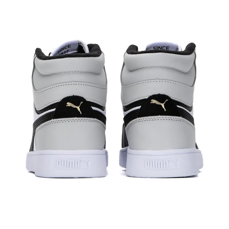 PUMA Shuffle Mid Wtr 'White Black'-4