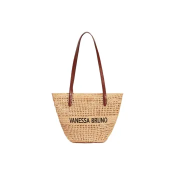 Vanessa Bruno Raffia Handbag Shoulder Bag Women's Natural