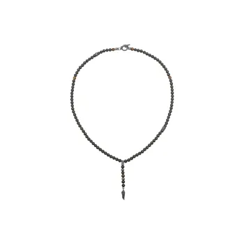 VAXE Obsidian Jade Necklaces Unisex