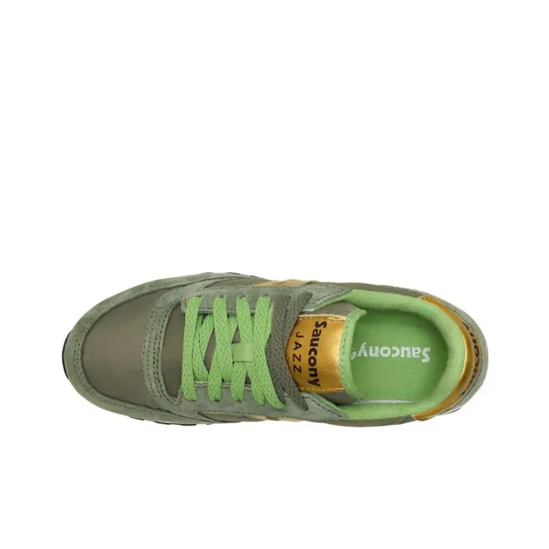 Saucony Jazz Original Running Shoes Women's Low-Top Gray Green-2