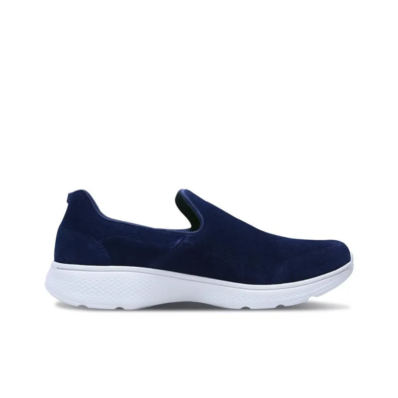 Skechers Go Walk 4 Cushioning Anti-Slip And Wear-Resistant Low-Top Casual Shoes Men's Blue Gray-1