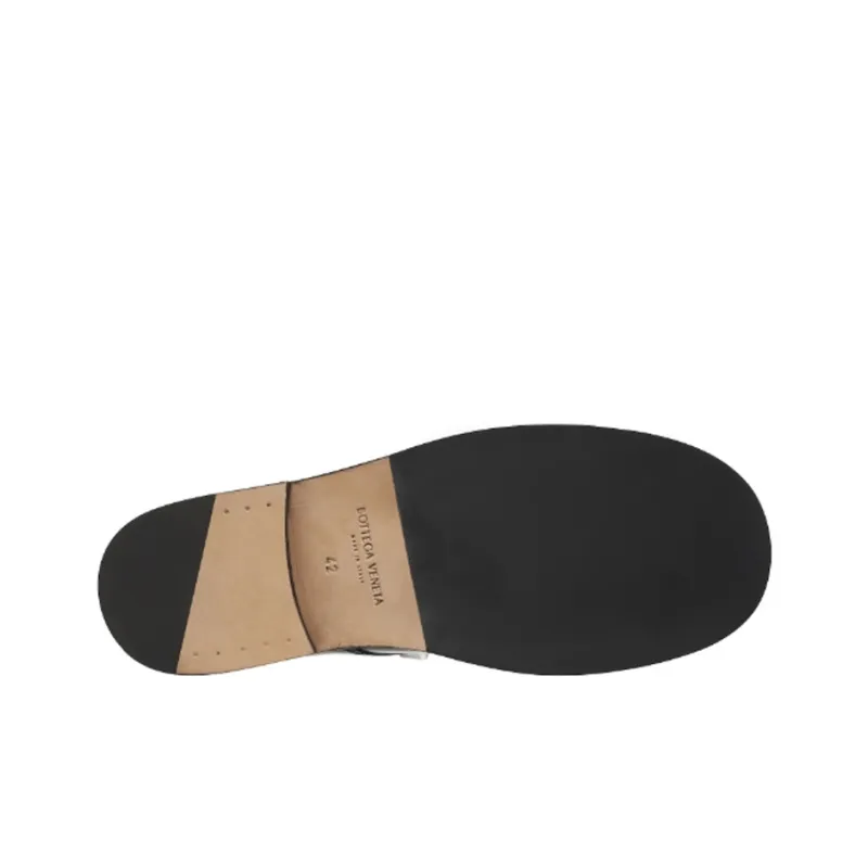 Bottega Veneta Lug Casual Shoes Men's Black-6