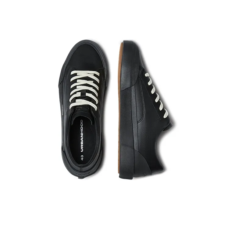 URBANHOOD 5050 Series Anti Slip Wear Resistant Low Top Skateboard Shoes Smoke Pine Black-2