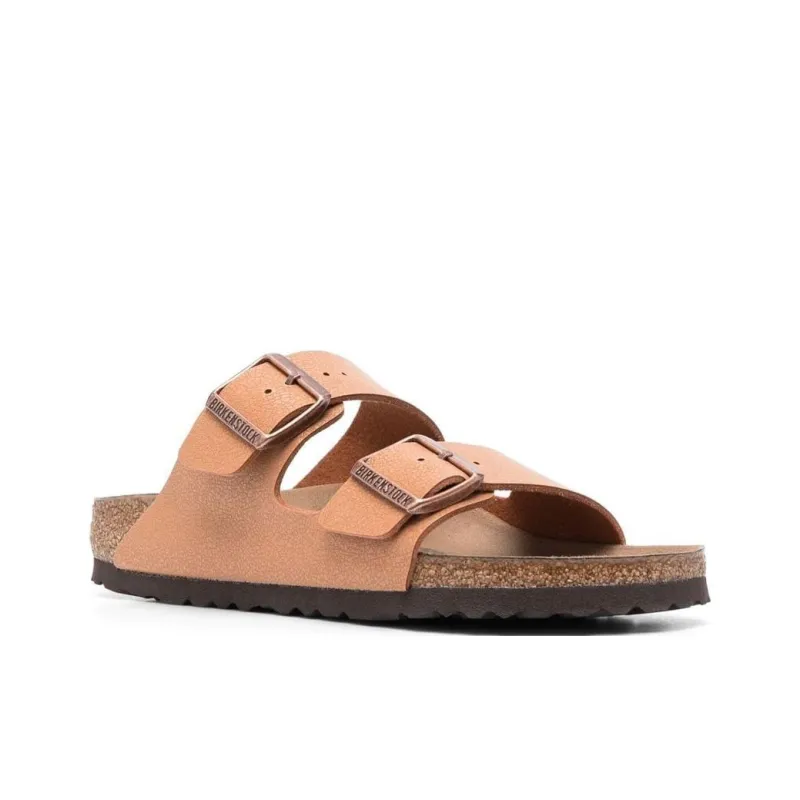 Birkenstock Arizona Vegan Birko Flor Birkibuc Sandals 'Pecan'-1