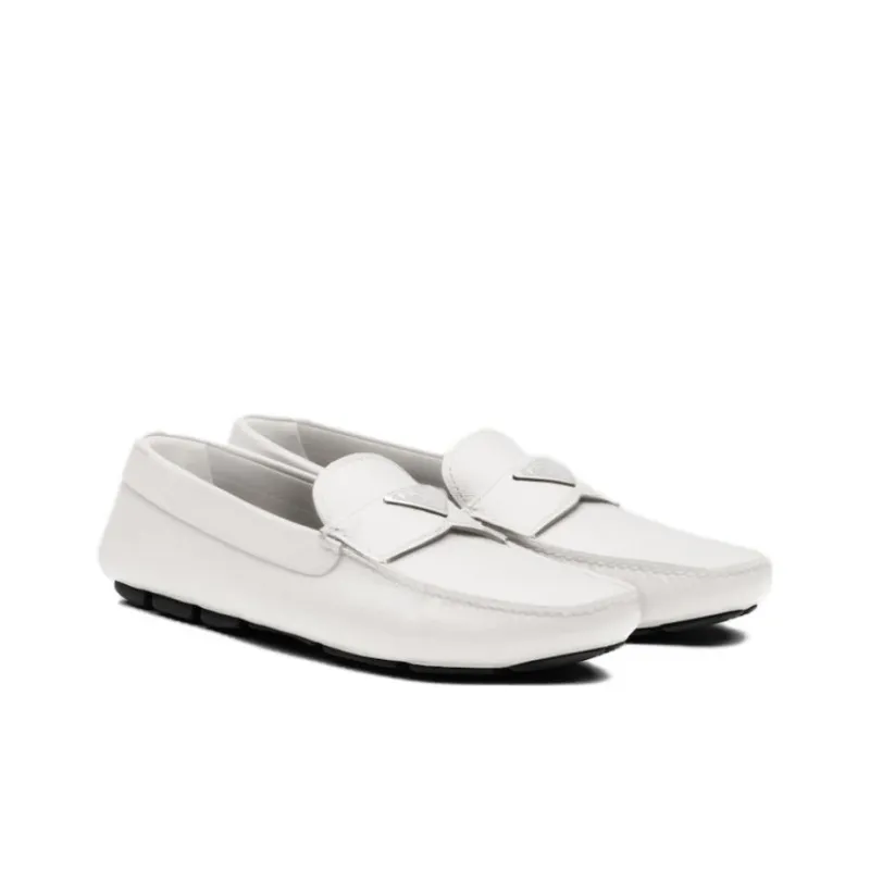 PRADA Saffiano Men's Casual Shoes Men's White-1