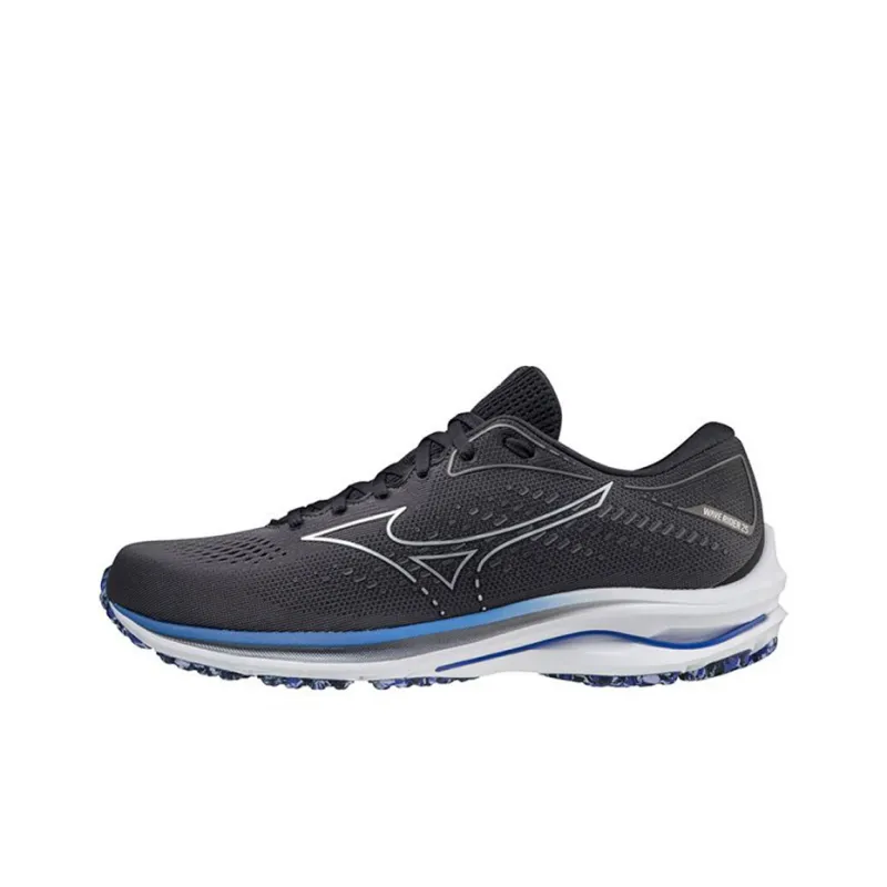 Mizuno Wave Rider 25 4E Wide 'Grey Blue'-0