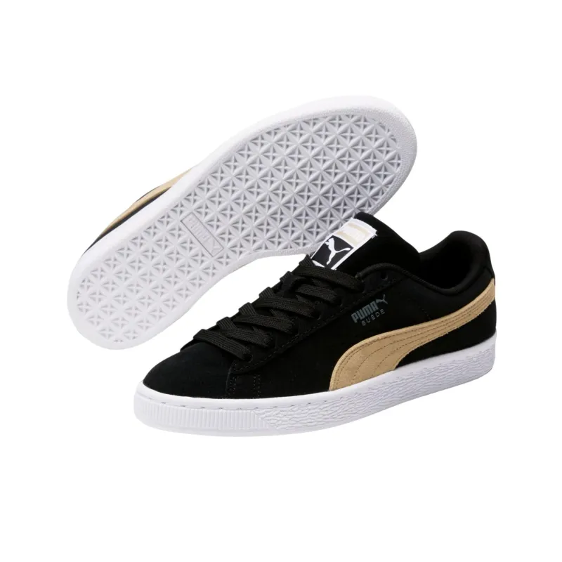 PUMA Suede T7 PUMA Black Light Sand PUMA White Women's-4