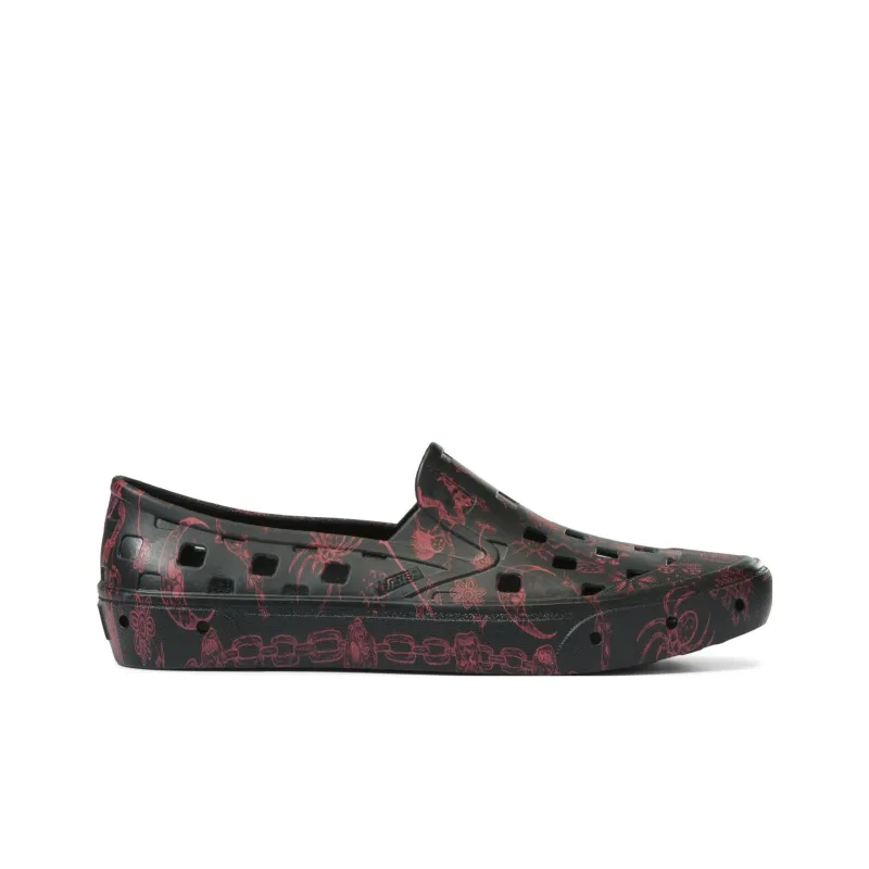 Vans Slip on Trk 'Black Red'-1