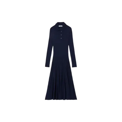 LACOSTE Long-Sleeved Dresses Women's Midnight Blue