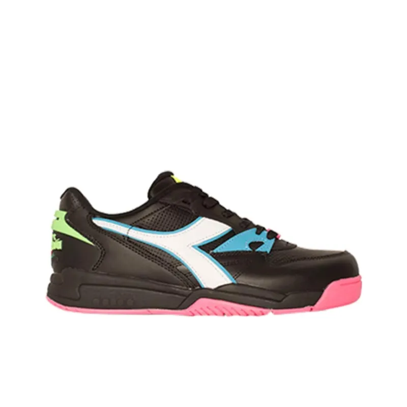 Diadora Rebound Ace Low-Top Skateboard Shoes Men's Black-1