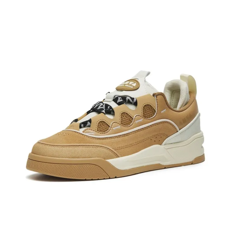 Anta Jie Ao Wear resistant And Lightweight Low Top Skateboard Shoes Men's Tawny-1