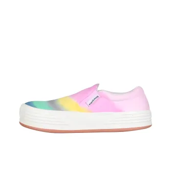 PALM ANGELS Rainbow Printed Slip On Sneakers