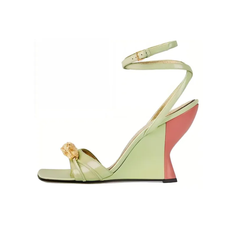 GUCCI Strap Sandals 9.4cm Women's Light Green-0