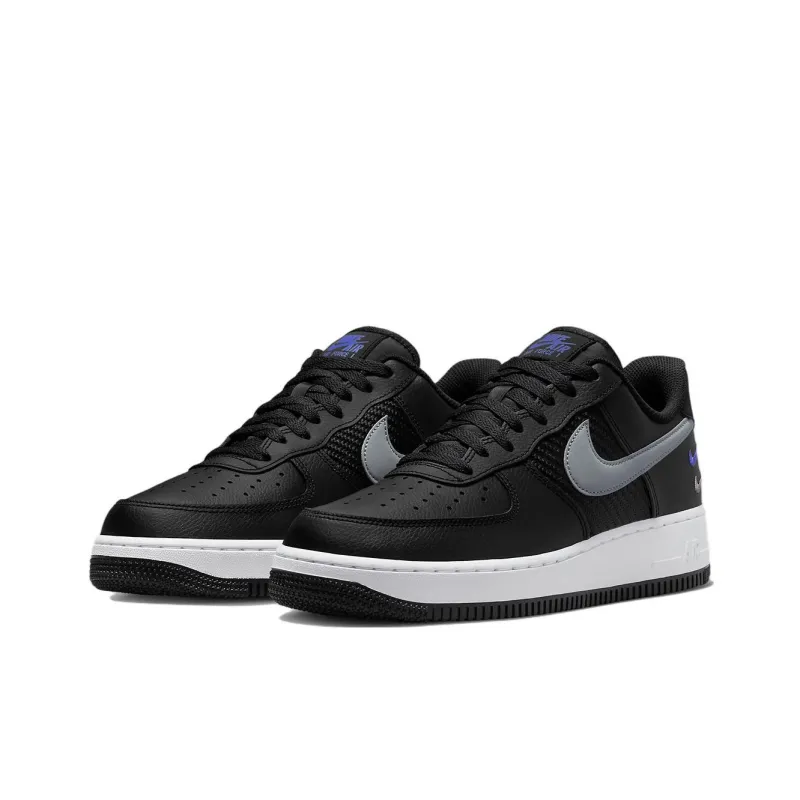 Nike Air Force 1 Low '07 'Double Swoosh Black Racer Blue'-2