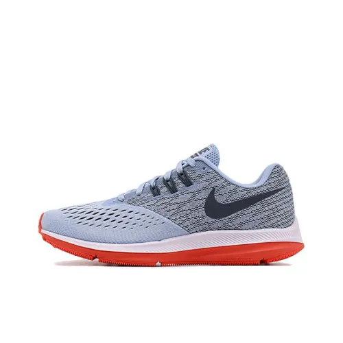 Nike Zoom Winflo 4 Running Shoes Women's Low-Top Blue